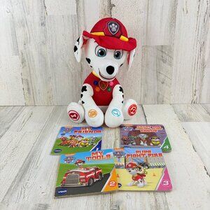 Vtech Paw Patrol Marshall Read To Me Adventure Talking Plush Toy 4 Books